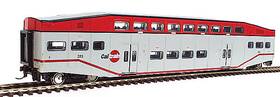 20989 Athearn Ho Scale #20989 Caltrain Bombardier Car #117 No Box Broken Coupler