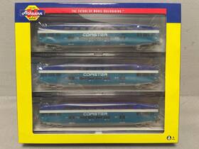 24450 Athearn N Scale Coaster Bombardier Passenger Coaches 3-pack