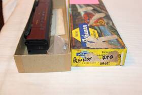 513-1 Athearn Ho Scale Baggage Car Pennsylvania Tuscan Red #4902 - Built