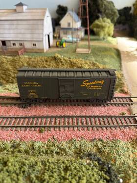 92253 Athearn 70169 Ho 40ft Express Box Car Florida East Coast # 610. Iob