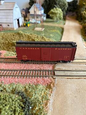 29104 Athearn 70436 Ho Rtr 40ft Through Baggage Express Box Canadian Pacific # 29104. Nos