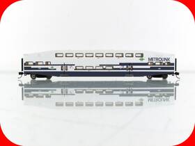 Athearn 797534101784 N Scale Metrolink Bi-level Bombardier Coach #195 - 10178 Rare