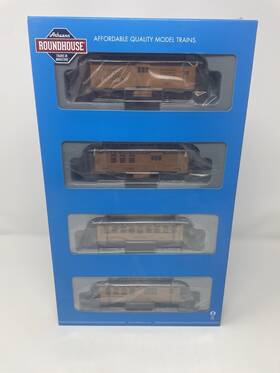 84318 Athearn 797534163720 Roundhouse Ho Rio Grande Old Time 4 Car Overton Passenger Set