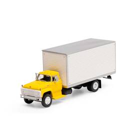 Ath10059 Athearn Ho Ford F850 Box Van Yellow Vehicles