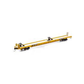 Ath14348 Athearn N F89f Trailer Ttx/yellow #155700 Vehicles