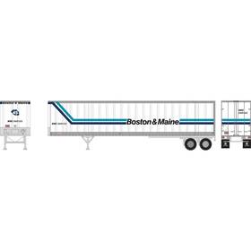 Ath16107 Athearn Ho Rtr 45ft Fruehauf Z-van Trailer B&m #250123 Vehicles