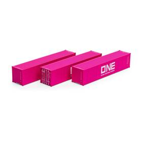 Ath16388 Athearn Ho 40ft Low Cube Container Tllu #2 3 Vehicles
