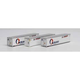Ath17295 Athearn N 48ft Container Conquest #2 3 Vehicles