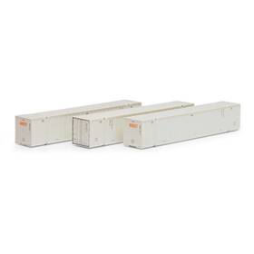 Ath17313 Athearn N 53ft Stoughton Containers Schneider # 2 3 Vehicles