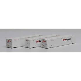 Ath17740 Athearn N 53ft Cimc Container Xpo #1 3 Vehicles