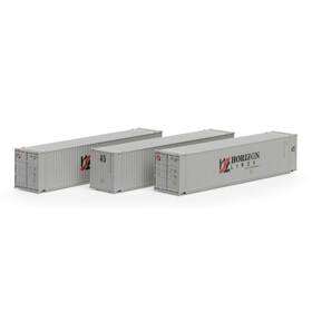 Ath17900 Athearn N 45ft Container Horizon Lines #1 3 Vehicles