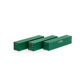 Ath20103 Athearn N 40ft Low Cube Container Clhu #2 3 Vehicles