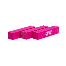Ath20104 Athearn N 40ft Low Cube Container Tllu #1 3 Vehicles