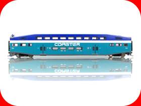 Ath25540 Athearn Ho Scale San Diego Coaster Bombardier Control Car #2305 25540 Rare