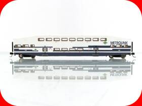 Ath26012 Athearn N Scale Metrolink Bi-level Bombardier Coach #126 - 26012 Rare