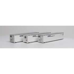 Ath27695 Athearn Ho Rtr 48ft Container Itel #2 3 Vehicles