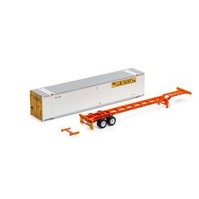 Ath27992 Athearn Ho 48ft Container With Chassis Jbhu Vehicles