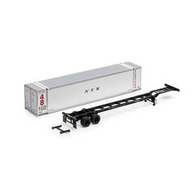 Ath27995 Athearn Ho 48ft Container With Chassis Icsu/ensz Vehicles