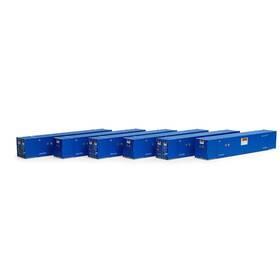 Ath28522 Athearn Ho 53ft Cimc Container Yellow #2 6 Vehicles