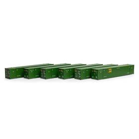 Ath28529 Athearn Ho 53ft Cimc Container Emp Emhu #1 6 Vehicles
