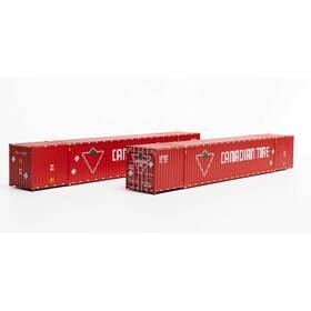 Ath28532 Athearn Ho 60ft Container Cdau #618023/618100 2 Vehicles