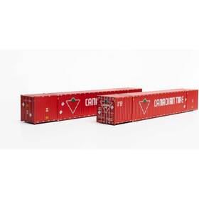Ath28533 Athearn Ho 60ft Container Cdau #618011/618066 2 Vehicles