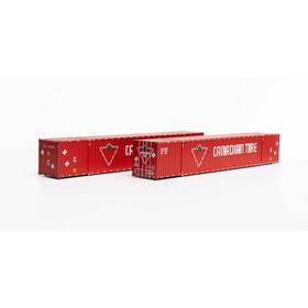 Ath28535 Athearn Ho 60ft Container Cdau #619090/620060 2 Vehicles