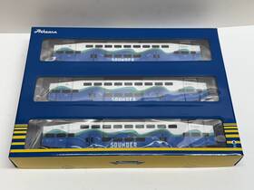 Ath29711 Athearn 3pk Ho Scale Sounder Bombardier Coach Cars Passenger Commuter Train New