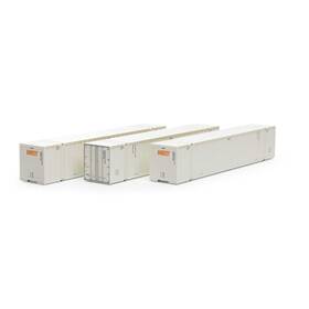Ath40128 Athearn Ho Rtr 53ft Stoughton Containers Schneider # 1 3 Vehicles