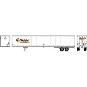 Ath72809 Athearn Ho Rtr 53ft Wabash Plate Trailerbison Transport #3 Vehicles