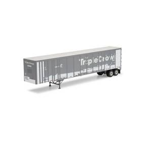 Ath72821 Athearn Ho 53ft Wabash Plate Trailer Mecz #461650 Vehicles