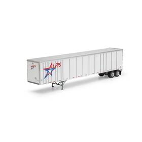 Ath72825 Athearn Ho 53ft Wabash Plate Trailer Alpis #f38390 Vehicles