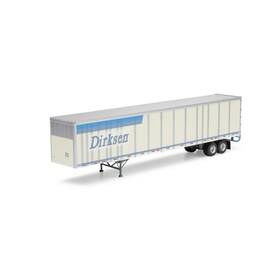 Ath72830 Athearn Ho 53ft Wabash Plate Trailer Dirksen #57040 Vehicles