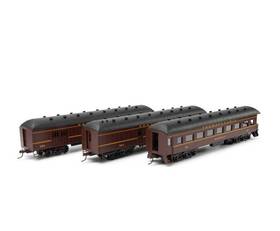 Athearn Ath73038 -ath73038- Ho Rtr Arch Roof Set Pennsylvania Railroad 3 Pack