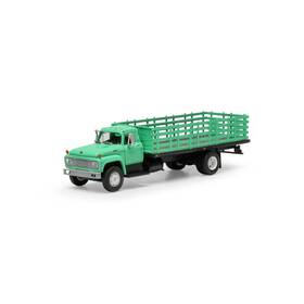 Ath84728 Athearn Ho Ford F-850 Stakebed Teal Vehicles