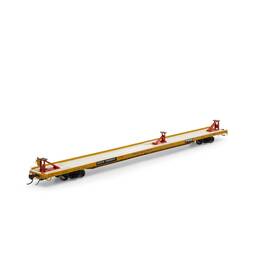 Athg69604 Athearn Ho F89f Trailer Rttx/yellow 1991 Logo #152017 Vehicles
