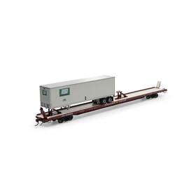 Athg69606 Athearn Ho F89f Trailer/40ft Trailer Ttx #154869 Pctz Vehicles