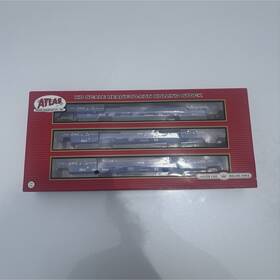 Atlas 20001267 Ho Burlington Northern Passenger Car 3-car Set Blue Analog Rtr