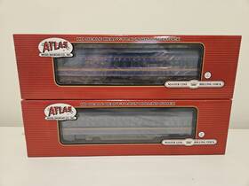 20004971 Atlas Ho Scale Chicago And Eastern Illinois Paired Window Coach Lot Of 2