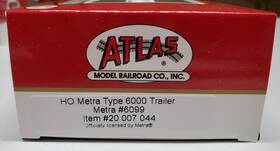 20007044 Atlas Metra Chicago Coach #6099 6000 Trailer Commuter #20007044 Ho Scale 20007044 Atlas Metra Chicago Coach #6099 6000 Trailer Commuter #20007044 Ho Scale