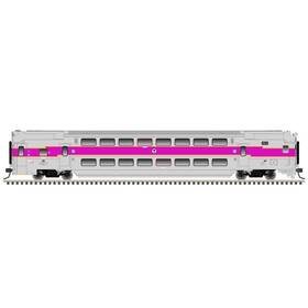 20007384 Atlas Ho Lighted Multi Level Commuter Cab Car Mbta Massachusetts Boston T 1815