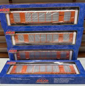 3001495 Atlas O Scale 3 Rail Gunderson Multi-max Autorack Bnsf Case-4 Rd#s New 3001495 Atlas O Scale 3 Rail Gunderson Multi-max Autorack Bnsf Case-4 Rd#s New