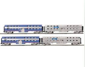 3001666 Atlas O - Premier 70 Bi-level Inch Metra 4-car Bike Car Mth Sold Out
