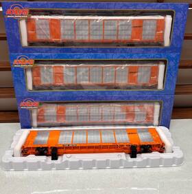3002495 Atlas O Scale 2 Rail Gunderson Multi-max Autorack Bnsf Case-4 Rd#s New