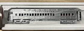 3007078s Atlas 3007039 #3007078s O Chicago Burlington And Quincy Silver Heavyweight Diner 3 Rail
