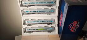 3007092 Atlas O Amtrak Phase V 4-car Amfleet Passenger Set