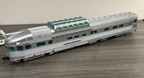 3009017c Atlas O Scale #3009017c Dome-buffett-lounge-observation Zephyr Inch Silver Lookout