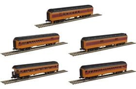 Atl50004251 Atlas 50004251 N Scale Milwaukee Road 60foot 5-car Passenger Set