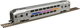50006635 Atlas N Scale 50 006 635 New Jersey Bombardier Transit Multi-level Trailer #7539