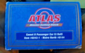 6243-1 Atlas O. Comet Ii Passenger Car. Metro North Item 6243-1. Car # 6144 3-rail